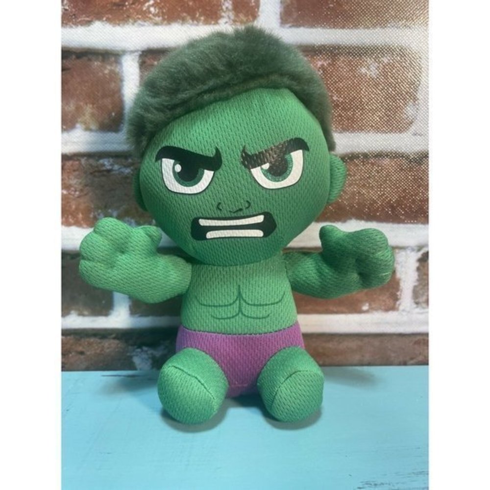 TY Beanie Baby HULK Green Marvel